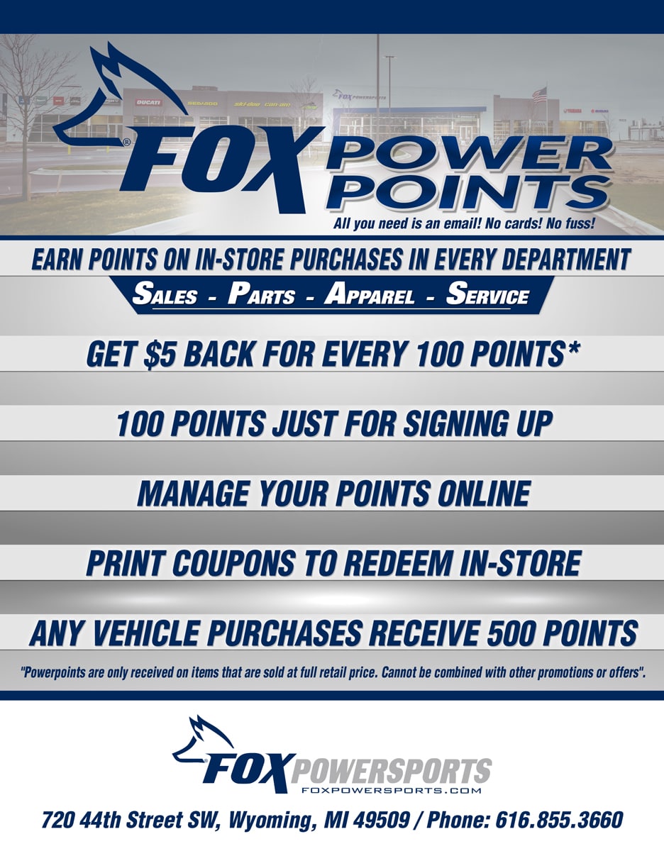 Fox Powerpoints, Fox Powersports